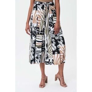 Joseph Ribkoff Relaxed Floral Culottes in Vanilla/Multi Size 16 NWT